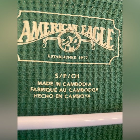 American Eagle Outfitters Mint Green Ribbed Top - Picture 3 of 5